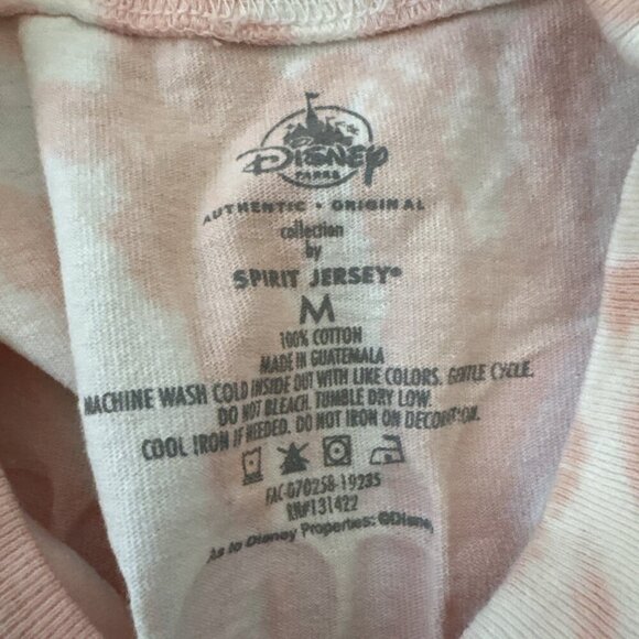 Disney Parks Walt Disney World Pink Tie-Dye Briar Rose Gold Spirit Jersey Size M - Picture 3 of 5